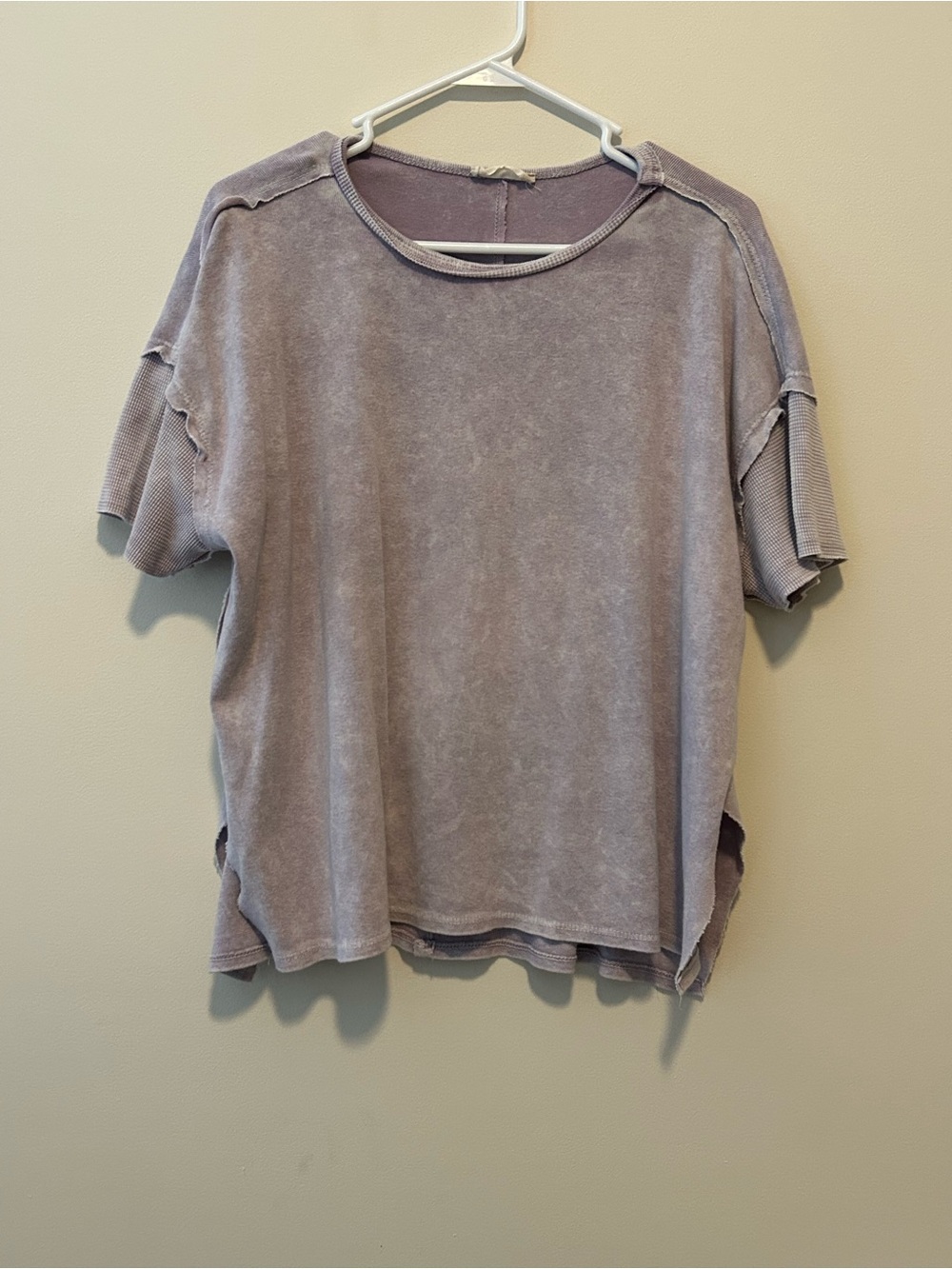 Altar’d State Washed Lilac Short Sleeve Women's Tee